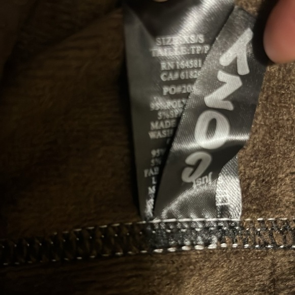 Just Cozy XS Fleece Lined Legging NWOT - Picture 2 of 4